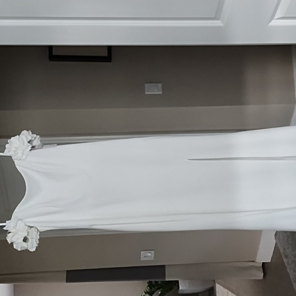 Aqua Scuba Slit Front Gown size 12